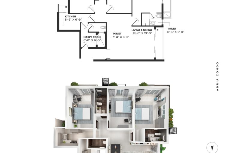 Adria - Floor Plans-Unit J